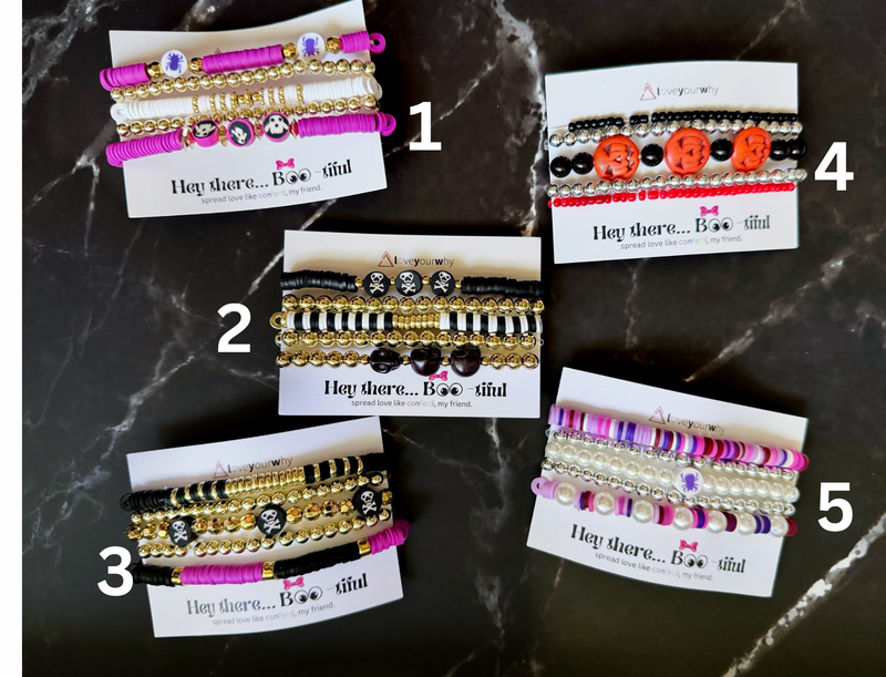 Hey there boo-tiful bracelet stacks