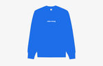 Kids "nolanstrong." embroidered Blue Sweatshirt: 2-3 Week Preorder