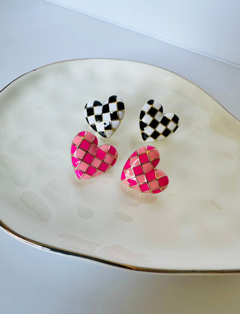 Checkmate Earrings