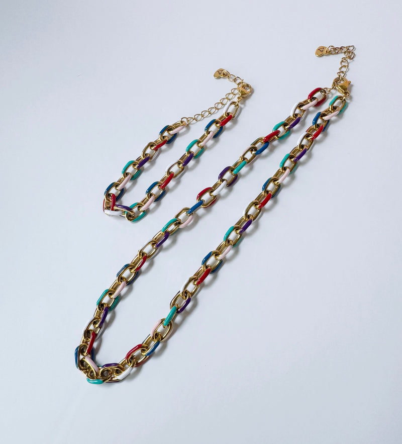 Like Confetti Link Bracelet Preorder