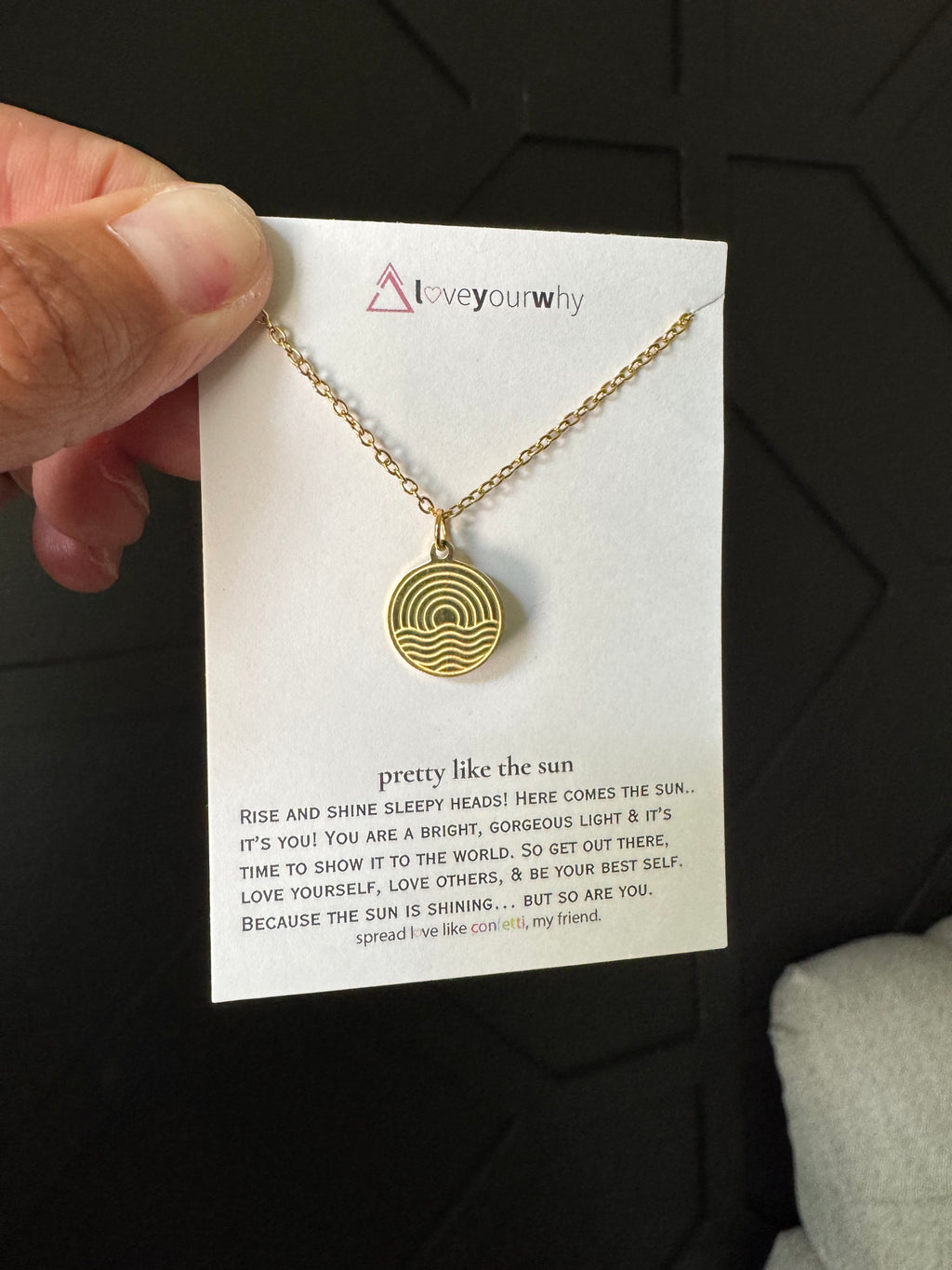Pretty like the sun necklace