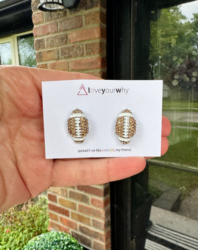 Touchdown earrings!