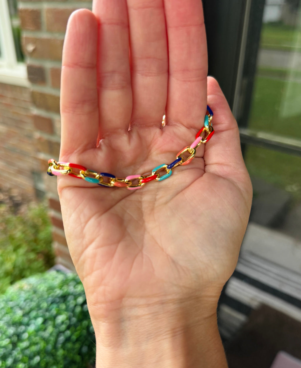 Like Confetti Link Bracelet