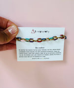 Like Confetti Link Bracelet Preorder