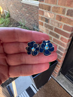 Something blue earrings