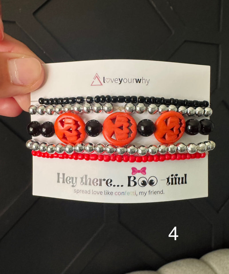 Hey there boo-tiful bracelet stacks