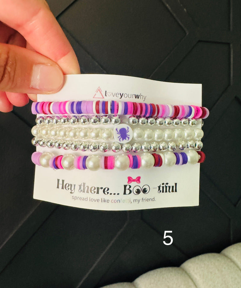 Hey there boo-tiful bracelet stacks