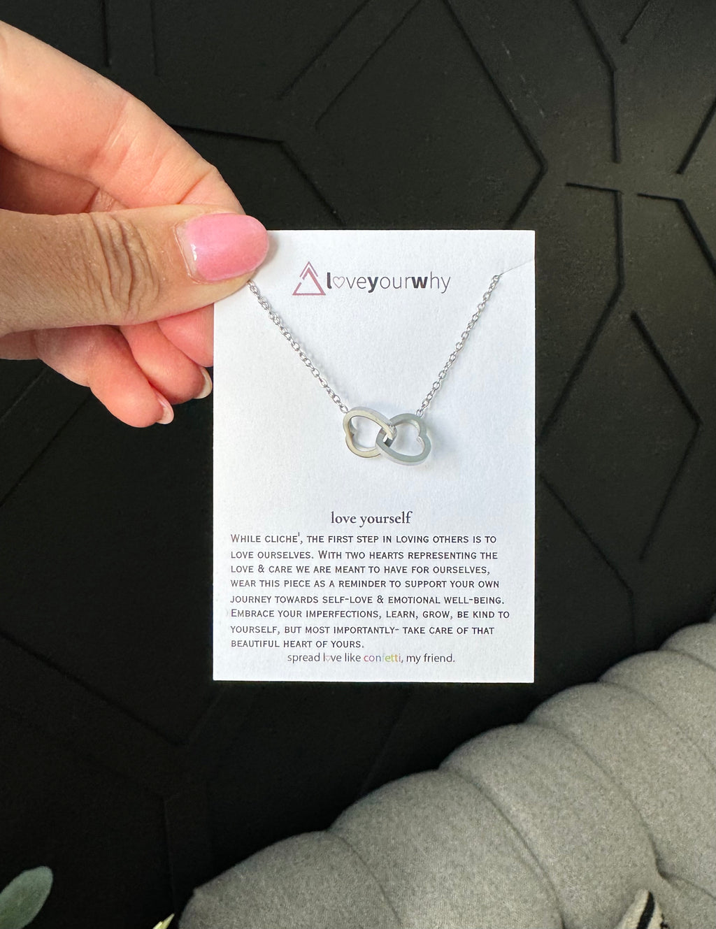 Love yourself necklace