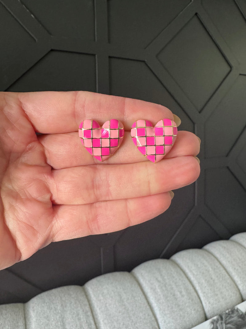 Checkmate Earrings