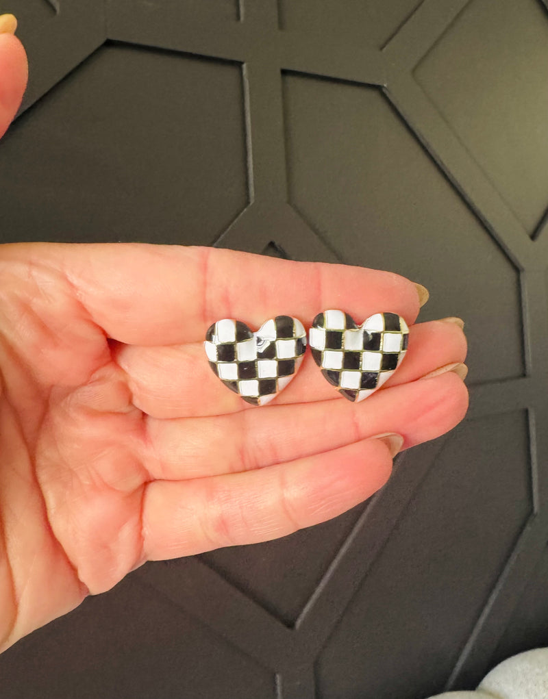 Checkmate Earrings
