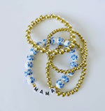 Mama stack blue floral