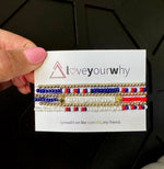 Stars Stripes & Sweet Summertime Bracelet Stack 1 week ship