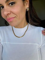water-resistant leaf necklace- *almost* perfect layer collection