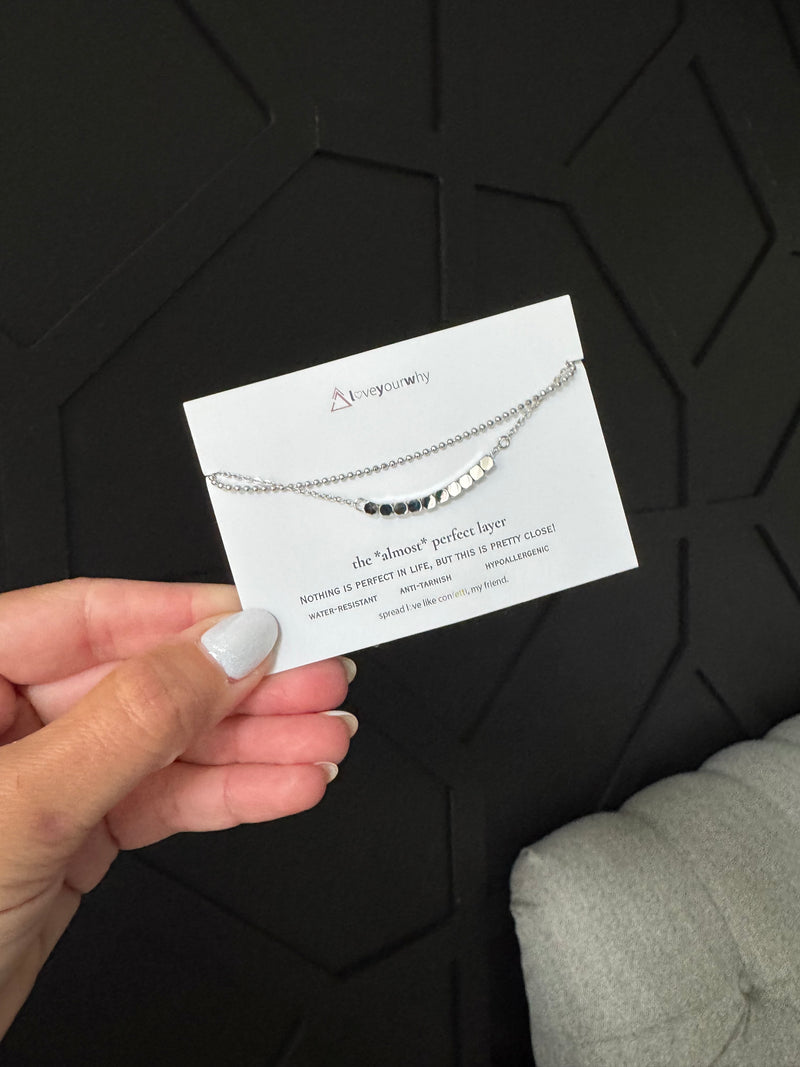water-resistant anklet- *almost* perfect layer collection
