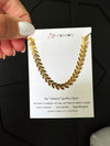 water-resistant leaf necklace- *almost* perfect layer collection