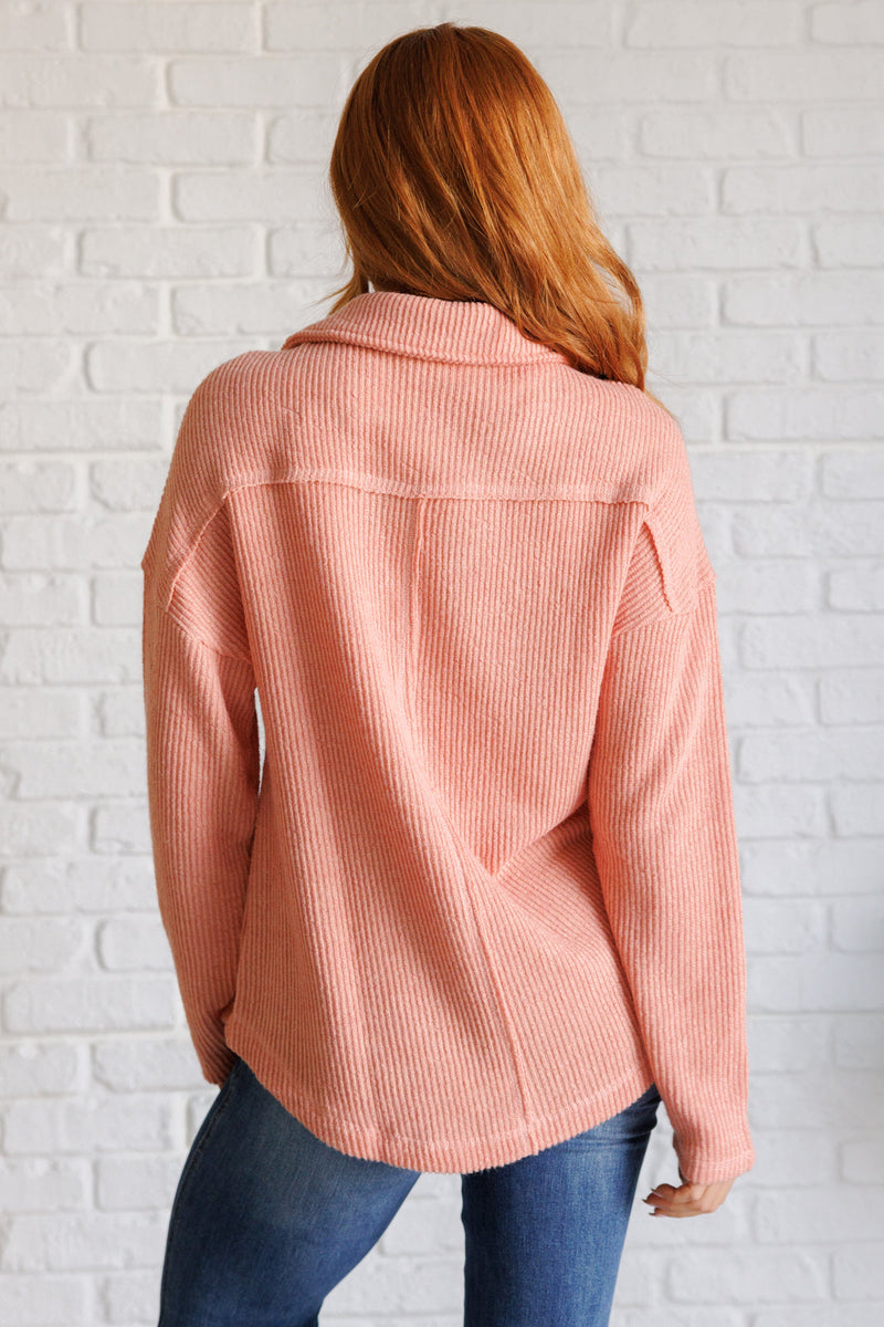 If You Want Forever Ribbed Knit Pullover