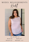 Lizzy Bell Sleeve Top in Regal Lavender and Gold