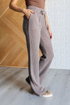 Set Process Mineral Wash Waffle Knit Pants in Brown