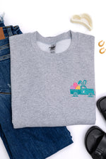 PREORDER: Embroidered Easter Truck Sweatshirt