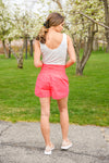 Potential Energy Shorts in Pink