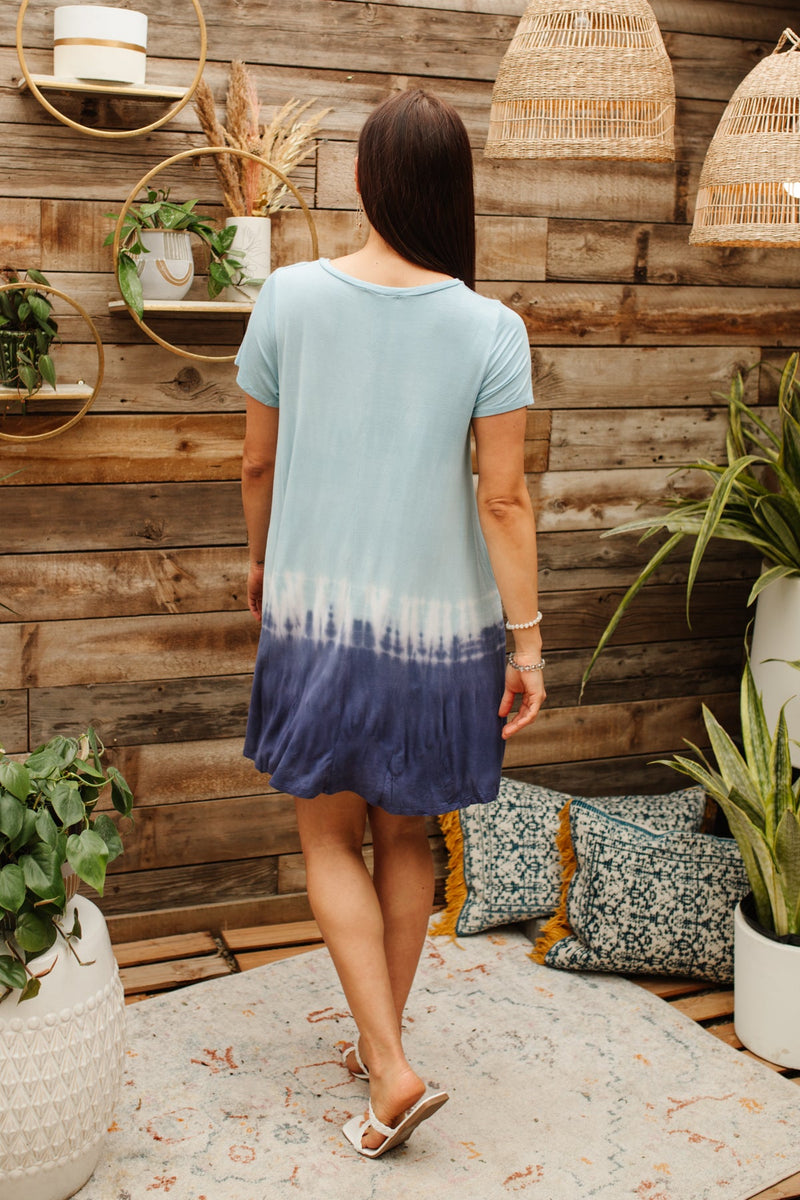 High & Low Tides Tie Dye Dress