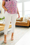 Lauren Hi-Waisted White Skinny Jeans