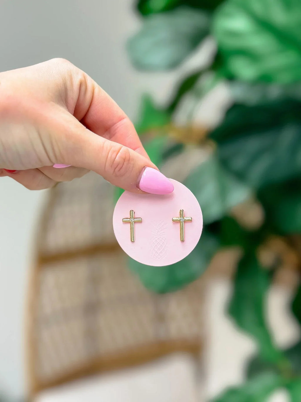 PREORDER: Cross Stud Earrings